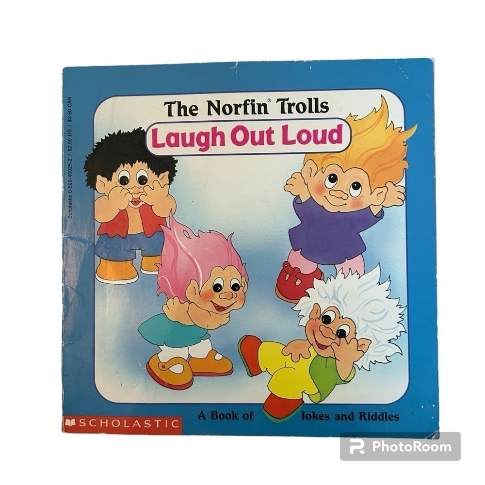 The Norfin Trolls Laugh Out Loud A Book of Jokes and Riddled 1992 Scholastic